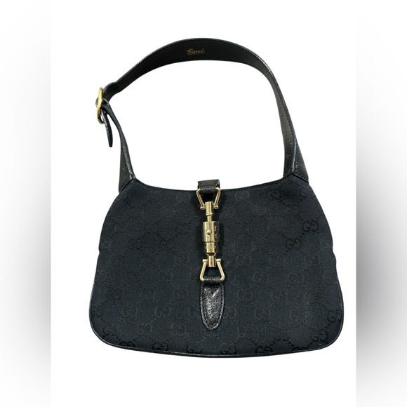 GUCCI x Tom Ford Era Vintage Black Jackie 1961 Gold Hardware Bag - Picture 1 of 10